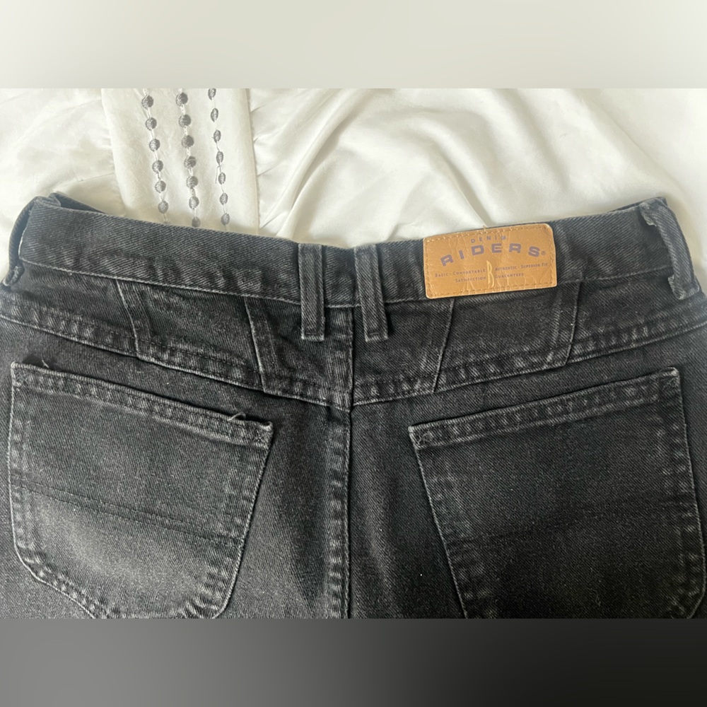 Riders by Lee Black Relaxed Jeans with Distressed Look